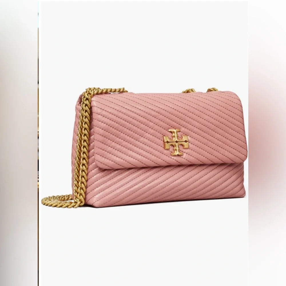 ❌SOLD❤️Tory Burch NWT Small Kira Moto Quilted Convertible Shoulder Bag - Picture 3 of 6